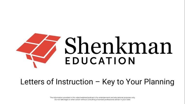 Letters of Instruction – Key to Your Planning