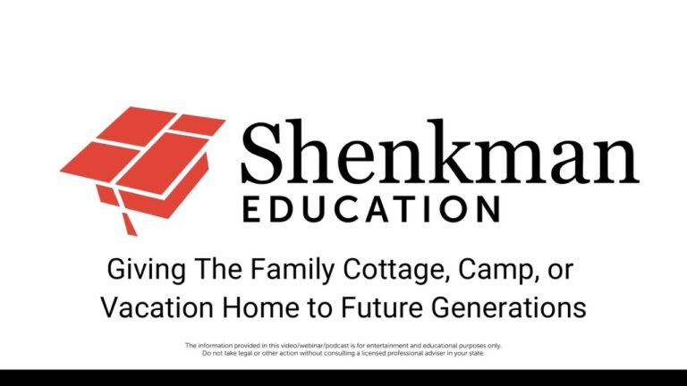 Giving The Family Cottage, Camp, or Vacation Home to Future Generations